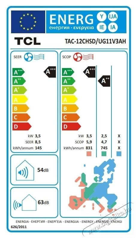 TCL BreezeIN 2.0 12000 BTU WI-FI kl&iacute;ma, A+++/A++ energiaoszt&aacute;ly, gyors hűt&eacute;s &eacute;s fűt&eacute;s, ECO m&oacute;d, I-Feel, alv&oacute; m&oacute;d, 4 ir&aacute;ny&uacute; l&eacute;g&aacute;raml&aacute;s, sz&aacute;r&iacute;t&aacute;si m&oacute;d, 3D l&eacute;g&aacute;raml&aacute;s, R32 H&aacute;ztart&aacute;s / Otthon / K&uuml;lt&eacute;r - Ventil&aacute;tor / L&eacute;gkondicion&aacute;l&oacute; - Split kl&iacute;ma - 537429