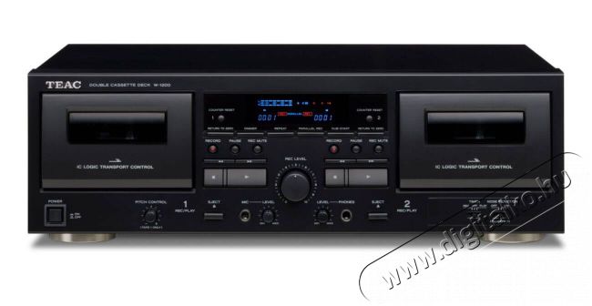 TEAC W-1200 kétkazettás magnó deck Audio-Video / Hifi / Multimédia - CD / DVD / Blu-Ray / Multimédia készülék - Kazettás magnó - 344043