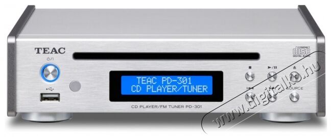 TEAC PD-301 - ezüst Audio-Video / Hifi / Multimédia - CD / DVD / Blu-Ray / Multimédia készülék - CD lejátszó - 326372