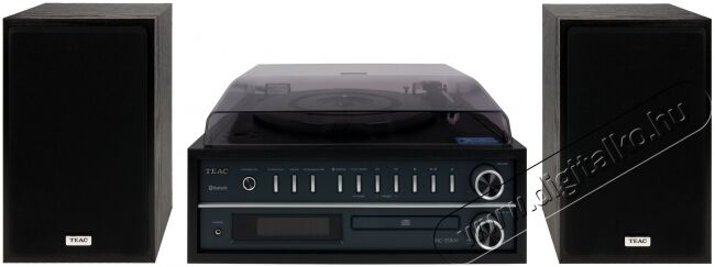 TEAC MC-D800 (B) mini hifi lemezjátszóval - fekete Audio-Video / Hifi / Multimédia - Hifi - Sztereó - Mikro-, mini hifi rendszer - 316212