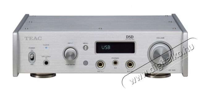 TEAC UD-505 USB DAC/ fejhallgató erősítő - ezüst Audio-Video / Hifi / Multimédia - Hifi - Sztereó - D/A konverter / fejhallgató erősítő - 341165
