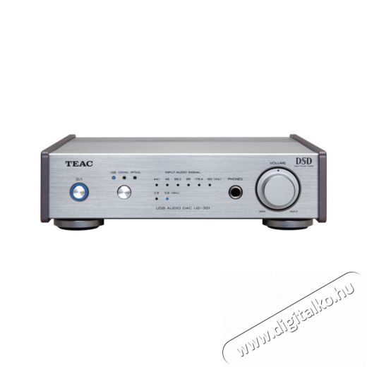 TEAC UD-301 D/A Konverter - ezüst Audio-Video / Hifi / Multimédia - Hifi - Sztereó - D/A konverter / fejhallgató erősítő - 279795