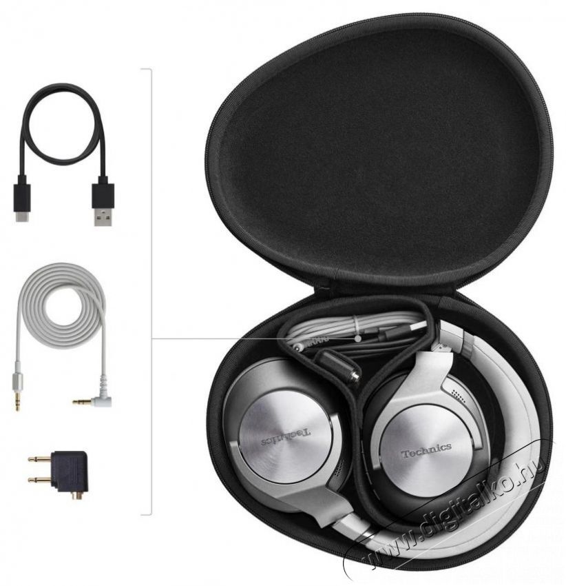 Technics EAH-A800E-S Audio-Video / Hifi / Multim&eacute;dia - F&uuml;l &eacute;s Fejhallgat&oacute;k - Fejhallgat&oacute; mikrofonnal / headset - 510307