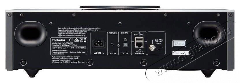 Technics OTTAVA SC-C70MK2 fekete Audio-Video / Hifi / Multim&eacute;dia - Hifi - Sztere&oacute; - Mikro-, mini hifi rendszer - 520855