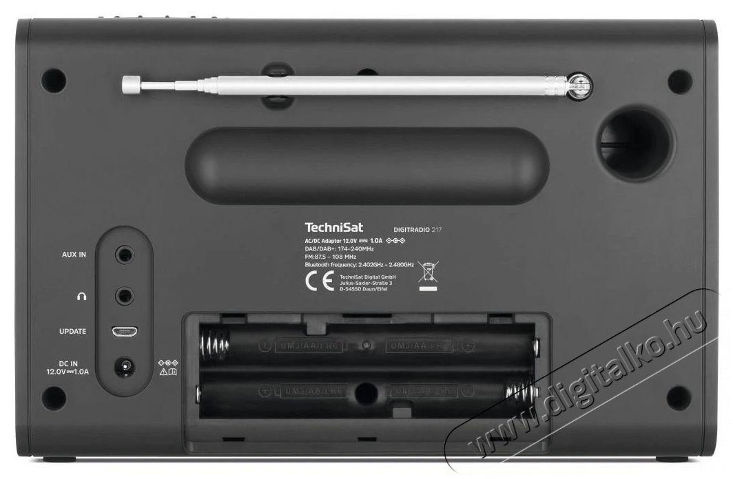 TechniSat DAB+ / FM Digitradio 217, black Audio-Video / Hifi / Multim&eacute;dia - R&aacute;di&oacute; / &oacute;r&aacute;s r&aacute;di&oacute; - Hordozhat&oacute;, zseb-, t&aacute;ska r&aacute;di&oacute; - 526318
