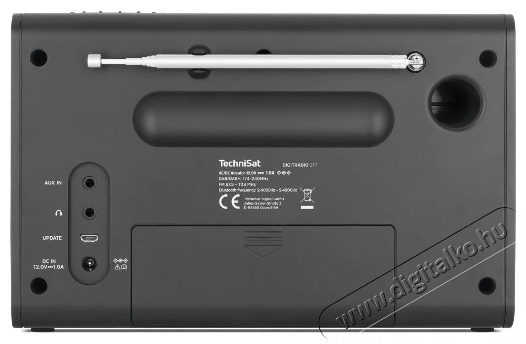 TechniSat DAB+ / FM Digitradio 217, black Audio-Video / Hifi / Multim&eacute;dia - R&aacute;di&oacute; / &oacute;r&aacute;s r&aacute;di&oacute; - Hordozhat&oacute;, zseb-, t&aacute;ska r&aacute;di&oacute; - 526318
