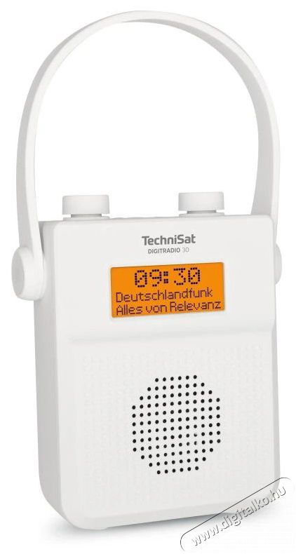 TechniSat DAB+ / FM Digitradio 30 - V2, white Audio-Video / Hifi / Multim&eacute;dia - R&aacute;di&oacute; / &oacute;r&aacute;s r&aacute;di&oacute; - Hordozhat&oacute;, zseb-, t&aacute;ska r&aacute;di&oacute; - 526315