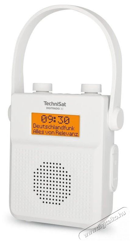 TechniSat DAB+ / FM Digitradio 30 - V2, white Audio-Video / Hifi / Multim&eacute;dia - R&aacute;di&oacute; / &oacute;r&aacute;s r&aacute;di&oacute; - Hordozhat&oacute;, zseb-, t&aacute;ska r&aacute;di&oacute; - 526315