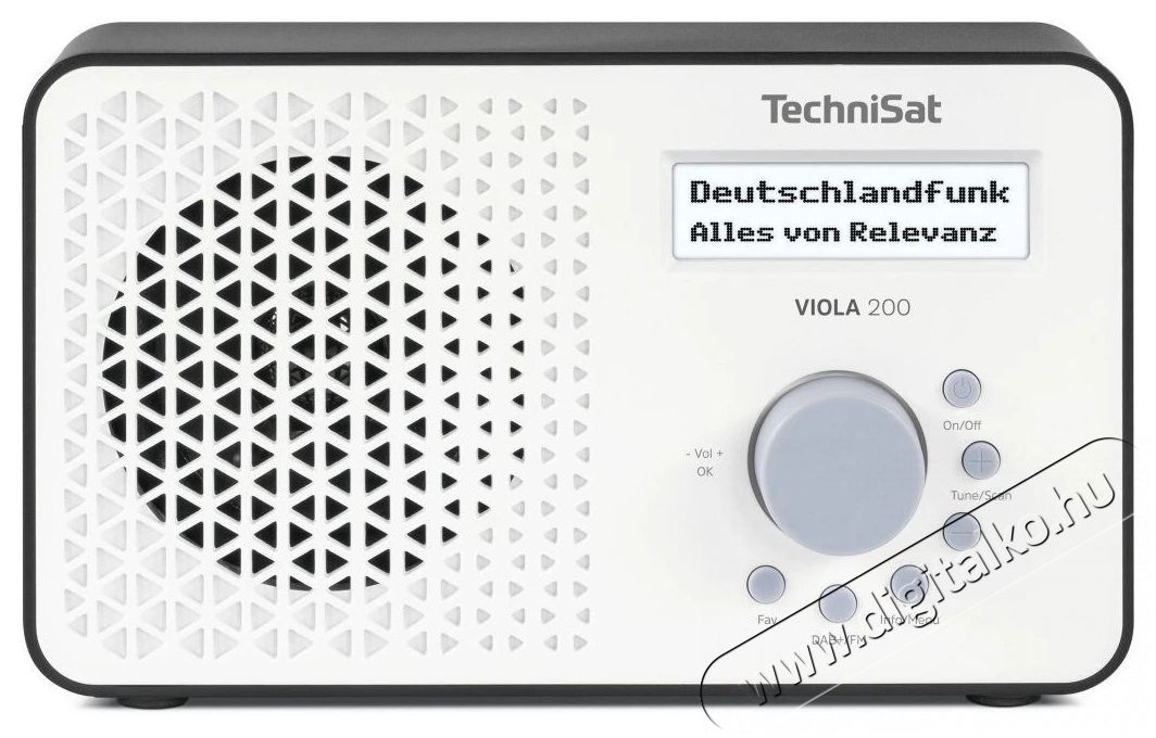 TechniSat DAB+ / FM Viola 200, white/black Audio-Video / Hifi / Multim&eacute;dia - R&aacute;di&oacute; / &oacute;r&aacute;s r&aacute;di&oacute; - Hordozhat&oacute;, zseb-, t&aacute;ska r&aacute;di&oacute; - 526316