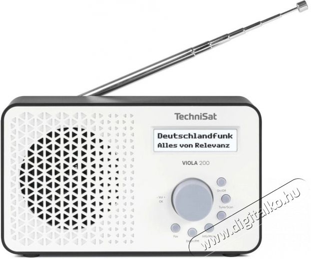 TechniSat DAB+ / FM Viola 200, white/black Audio-Video / Hifi / Multim&eacute;dia - R&aacute;di&oacute; / &oacute;r&aacute;s r&aacute;di&oacute; - Hordozhat&oacute;, zseb-, t&aacute;ska r&aacute;di&oacute; - 526316