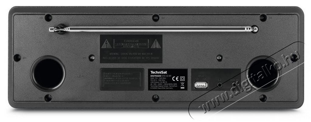 TechniSat DIGITRADIO 370 CD BT fekete Audio-Video / Hifi / Multim&eacute;dia - Hordozhat&oacute; CD / DVD / Multim&eacute;dia k&eacute;sz&uuml;l&eacute;k - Hordozhat&oacute; CD / Multim&eacute;dia r&aacute;di&oacute;magn&oacute; / Boombox - 526330