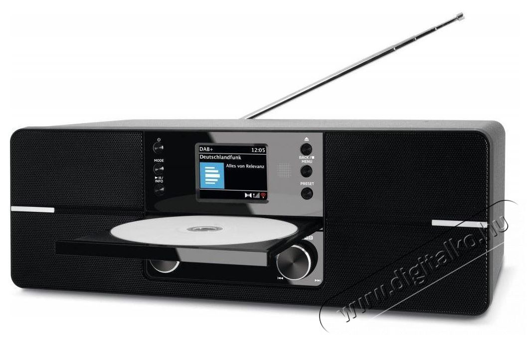 TechniSat DIGITRADIO 371 CD IR, black Audio-Video / Hifi / Multim&eacute;dia - Hordozhat&oacute; CD / DVD / Multim&eacute;dia k&eacute;sz&uuml;l&eacute;k - Hordozhat&oacute; CD / Multim&eacute;dia r&aacute;di&oacute;magn&oacute; / Boombox - 526325