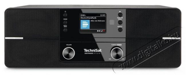 TechniSat DIGITRADIO 371 CD IR, black Audio-Video / Hifi / Multim&eacute;dia - Hordozhat&oacute; CD / DVD / Multim&eacute;dia k&eacute;sz&uuml;l&eacute;k - Hordozhat&oacute; CD / Multim&eacute;dia r&aacute;di&oacute;magn&oacute; / Boombox - 526325