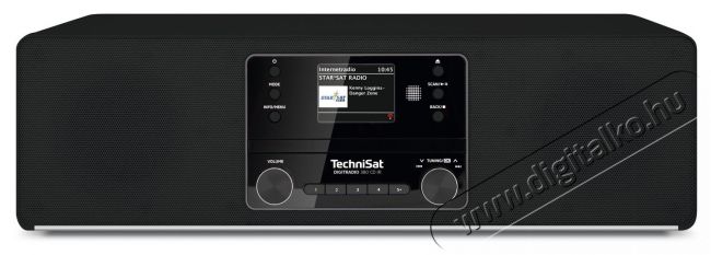 TechniSat DIGITRADIO 380 CD IR, black Audio-Video / Hifi / Multimédia - Rádió / órás rádió - Internet webrádió - 526327