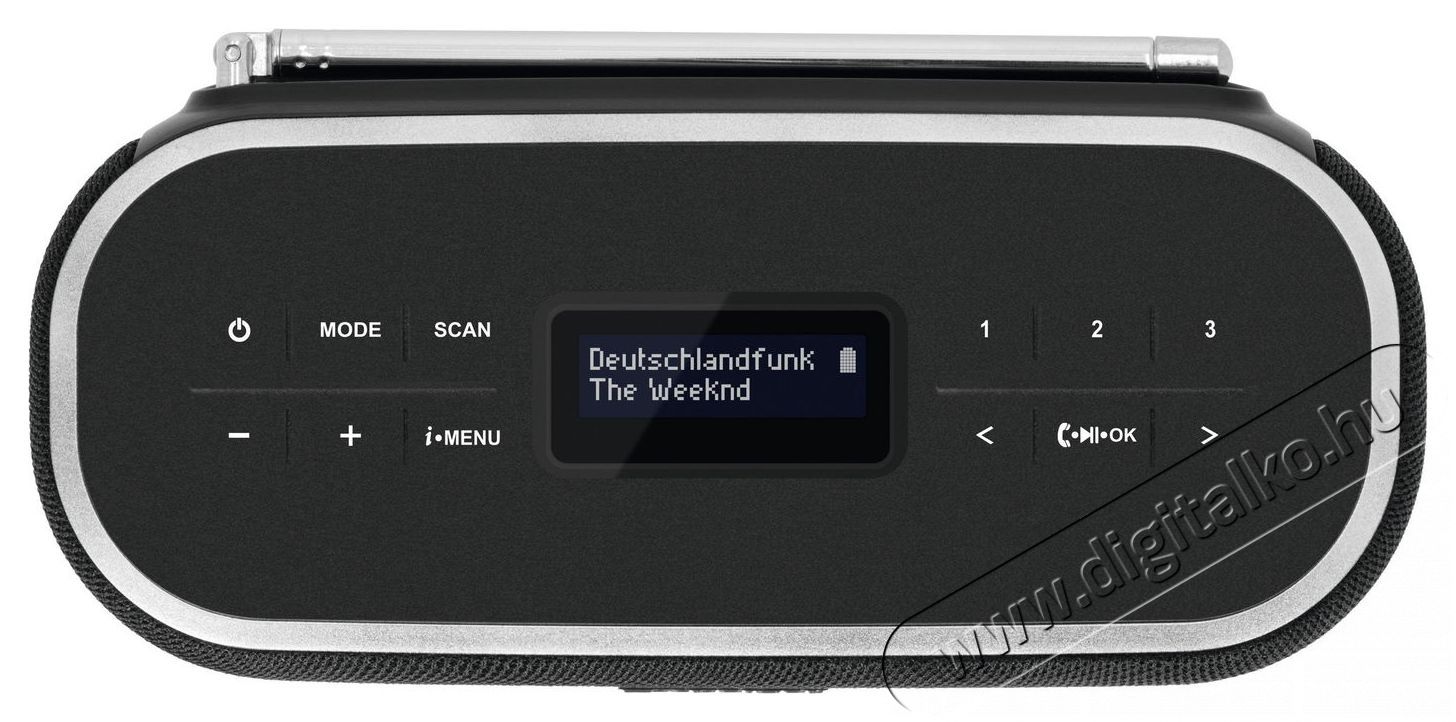 TechniSat DIGITRADIO BT 1 fekete Audio-Video / Hifi / Multim&eacute;dia - R&aacute;di&oacute; / &oacute;r&aacute;s r&aacute;di&oacute; - Hordozhat&oacute;, zseb-, t&aacute;ska r&aacute;di&oacute; - 526311