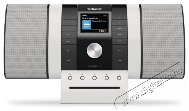 TechniSat Multyradio 4.0 SE, black/white Audio-Video / Hifi / Multimédia - Rádió / órás rádió - Asztali rádió - 526304