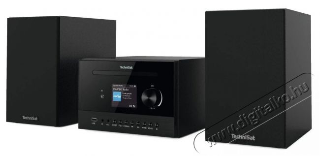 TechniSat Stereo Hi-Fi set FM / DAB+ / BT + internetes rádio, Classic 800 IR, black Audio-Video / Hifi / Multimédia - Rádió / órás rádió - Internet webrádió - 526321