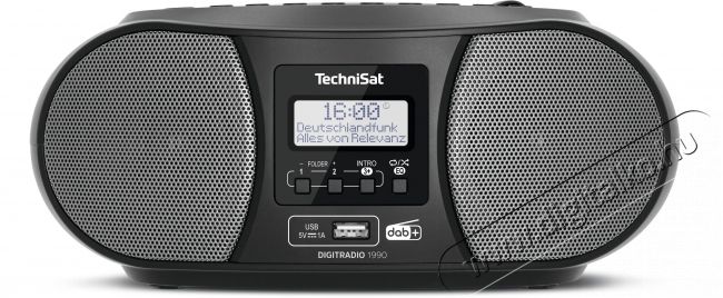 TechniSat DIGITRADIO 1990 fekete Audio-Video / Hifi / Multimédia - Rádió / órás rádió - Hordozható, zseb-, táska rádió - 526292