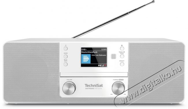 TechniSat DIGITRADIO 370 CD IR fehér Audio-Video / Hifi / Multimédia - Rádió / órás rádió - Internet webrádió - 526290