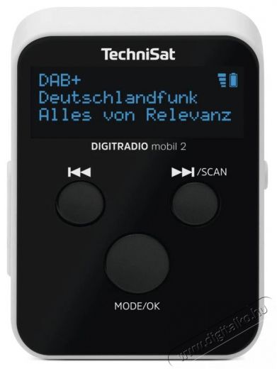 TechniSat Digitradio mobil 2, black-white Audio-Video / Hifi / Multimédia - Rádió / órás rádió - Hordozható, zseb-, táska rádió - 526298