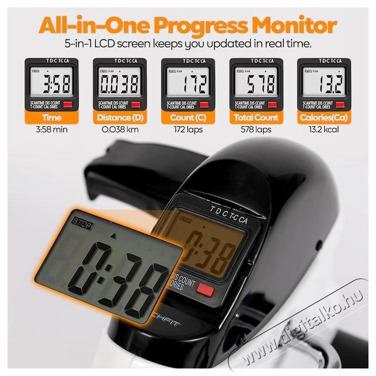 TECHFIT PED3 Rehabilit&aacute;ci&oacute;s edzőker&eacute;kp&aacute;r, edzőkomputer, 14 intenzit&aacute;si fokozattal Sz&eacute;ps&eacute;g&aacute;pol&aacute;s / Eg&eacute;szs&eacute;g - Egy&eacute;b sz&eacute;ps&eacute;g / eg&eacute;szs&eacute;g term&eacute;k - 534718