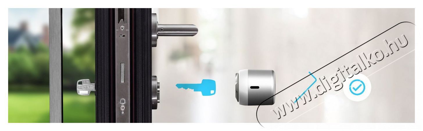 Tedee  GO Okos z&aacute;r, feh&eacute;r H&aacute;ztart&aacute;s / Otthon / K&uuml;lt&eacute;r - Okos otthon - Kieg&eacute;sz&iacute;tő - 519799