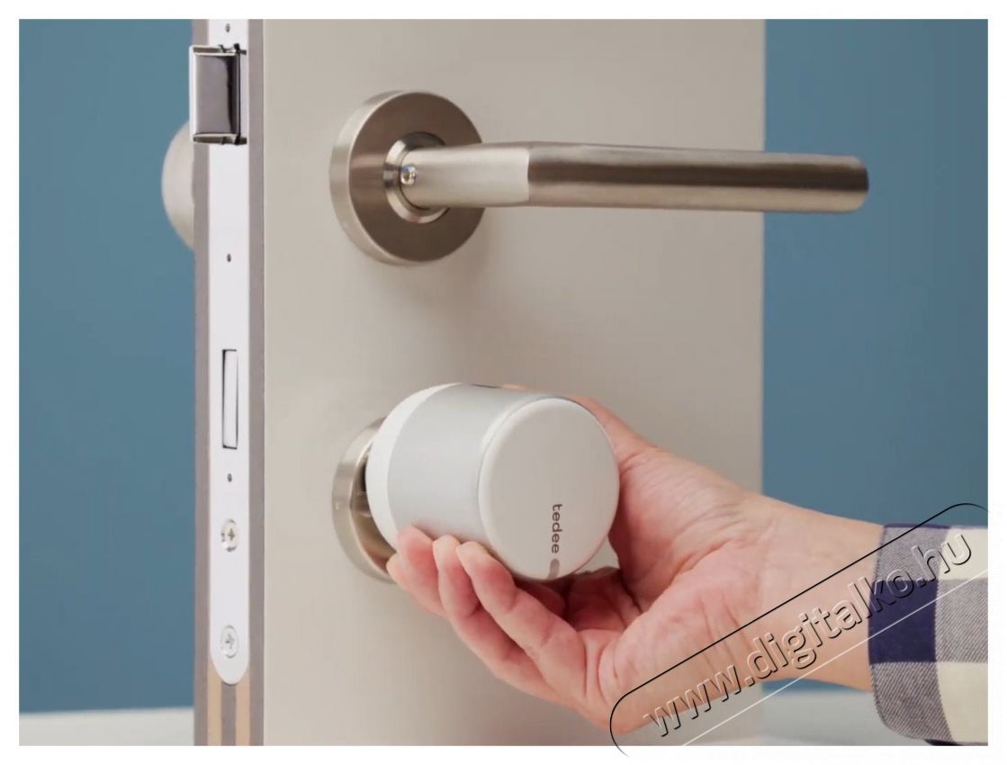 Tedee  GO Okos z&aacute;r, feh&eacute;r H&aacute;ztart&aacute;s / Otthon / K&uuml;lt&eacute;r - Okos otthon - Kieg&eacute;sz&iacute;tő - 519799