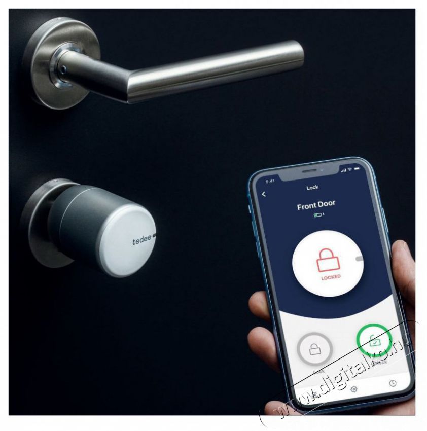 Tedee  TD-LOCK-BK H&aacute;ztart&aacute;s / Otthon / K&uuml;lt&eacute;r - Okos otthon - Kieg&eacute;sz&iacute;tő - 519807