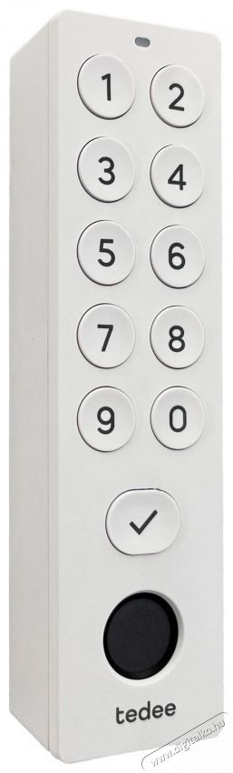 Tedee  Keypad Pro, feh&eacute;r H&aacute;ztart&aacute;s / Otthon / K&uuml;lt&eacute;r - Okos otthon - Kieg&eacute;sz&iacute;tő - 520864