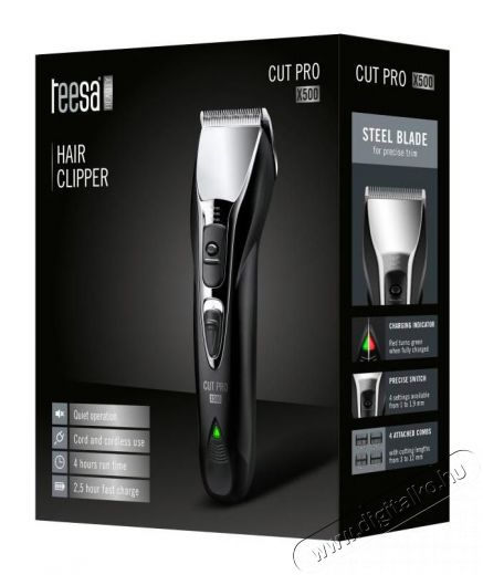 Teesa TSA0522 Pro X500 akkumulátoros hajvágó Szépségápolás / Egészség - Hajápolás - Haj / szakáll vágó, nyíró - 348942