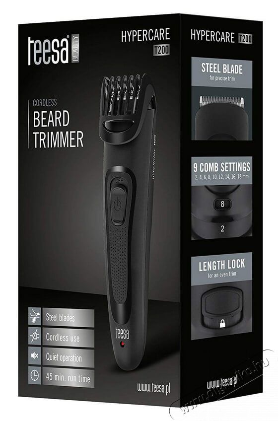 Teesa TSA0524 Hypercare T200 akkumulátoros borotva Szépségápolás / Egészség - Szőrtelenítő / borotva - Férfi borotva - 348944