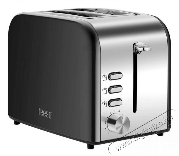 Teesa TSA3300 kenyérpirító - inox Konyhai termékek - Konyhai kisgép (sütés / főzés / hűtés / ételkészítés) - Kenyérpirító - 348948