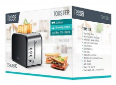 Teesa TSA3300 kenyérpirító - inox Konyhai termékek - Konyhai kisgép (sütés / főzés / hűtés / ételkészítés) - Kenyérpirító - 348948