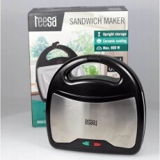 Teesa TSA3221 3 az 1-ben kerámialapos szendvics sütő Konyhai termékek - Konyhai kisgép (sütés / főzés / hűtés / ételkészítés) - Melegszendvics / gofri sütő - 348951