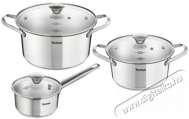 Tefal B907S674 edénykészlet - 6db-os Konyhai termékek - Edény - Edény készlet - 362313