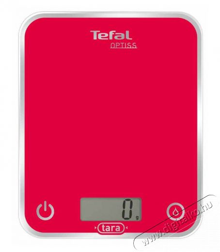 Tefal BC5003V1 Optiss konyhai mérleg - piros Konyhai termékek - Konyhai mérleg - 294732