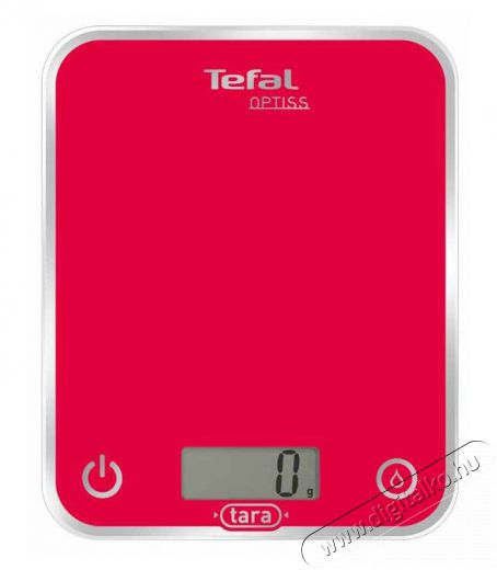 Tefal BC5003V1 Optiss konyhai mérleg - piros Konyhai termékek - Konyhai mérleg - 294732