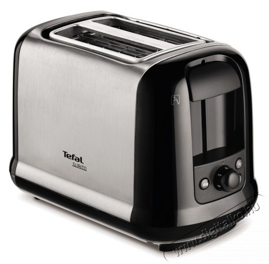 Tefal TT260812 Subito 3 Inox kenyérpirító Konyhai termékek - Konyhai kisgép (sütés / főzés / hűtés / ételkészítés) - Kenyérpirító - 294792