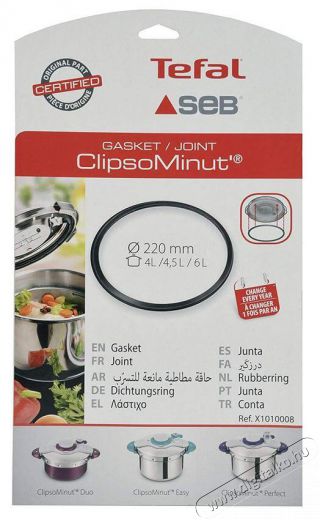 Tefal X1010008 kukta tömítés Konyhai termékek - Edény - Kiegészítő - 362455