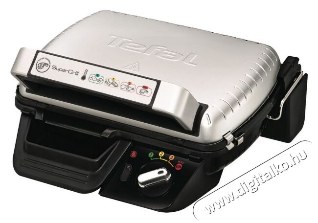 Tefal GC450B32 SuperGrill Standard asztali grilsütő Konyhai termékek - Konyhai kisgép (sütés / főzés / hűtés / ételkészítés) - Kontakt grill sütő / sütőlap - 351158