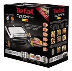 Tefal GC712D34 Optigrill+ grillsütő Konyhai termékek - Konyhai kisgép (sütés / főzés / hűtés / ételkészítés) - Kontakt grill sütő / sütőlap - 314942