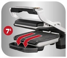 Tefal GC712D34 Optigrill+ grillsütő Konyhai termékek - Konyhai kisgép (sütés / főzés / hűtés / ételkészítés) - Kontakt grill sütő / sütőlap - 314942