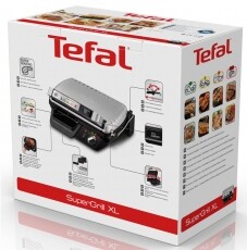 Tefal GC461B34 SuperGrill XL grillsütő Konyhai termékek - Konyhai kisgép (sütés / főzés / hűtés / ételkészítés) - Kontakt grill sütő / sütőlap - 339504