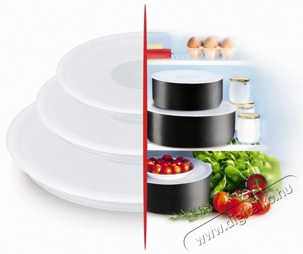 Tefal L9019222 Ingenio műanyag tárolófedő szett Konyhai termékek - Edény - Edény fedő - 299424