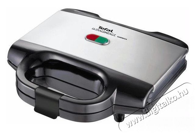 Tefal SM155233 Ultracompact Inox szendvics sütő Konyhai termékek - Konyhai kisgép (sütés / főzés / hűtés / ételkészítés) - Melegszendvics / gofri sütő - 294801