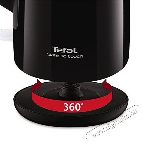 Tefal KO370838 Safe to touch 1,5 l vízforraló - fekete Konyhai termékek - Vízforraló / teafőző - 294647