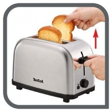 Tefal TT330D30 Ultra mini kenyérpirító Konyhai termékek - Konyhai kisgép (sütés / főzés / hűtés / ételkészítés) - Kenyérpirító - 313143