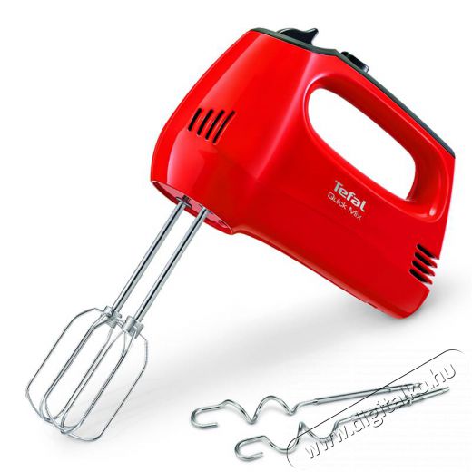 Tefal HT310538 Quickmix kézi mixer - piros Konyhai termékek - Konyhai kisgép (előkészítés / feldolgozás) - Kézi mixer - 355259