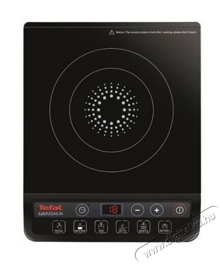 Tefal IH201812 indukciós főzőlap Konyhai termékek - Sütő-főzőlap, tűzhely (szabadonálló) - Indukciós főzőlap (szabadonálló) - 351174