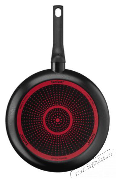 Tefal B5670653 Simply Clean red serpenyő, 28 cm Konyhai term&eacute;kek - Ed&eacute;ny - Serpenyő - 373199